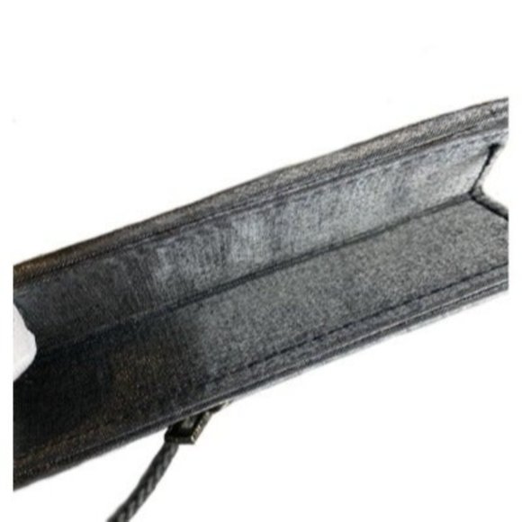 Another Y&S Clutch Bag Silver Envelope with Rope and Chain Strap - Picture 8 of 10